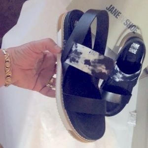 Jane and the shoe sandals